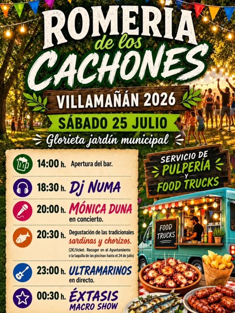 Concierto en Villamañán, julio 2026